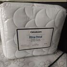 Pillow Top Queen Ortobom 200 Fios Percal 100% Algodão Hipoalé