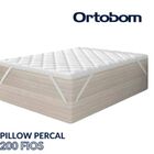 Pillow Top Queen Ortobom 200 Fios Percal 100% Algodão Hipoalé