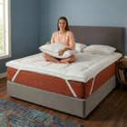 Pillow Top Queen Super Volumosa 600 gramas/m² de Fibra Silico