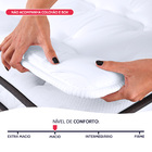 Pillow Top Solteirão de Espuma D20 Percal 180 Fios Algodão Hi