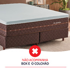 Pillow Top Solteirão Viscoelástico Espuma da NASA 97x203x6cm