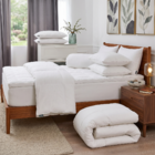 Pillow Top Solteiro Super Volumosa 600 Gramas/m² De Fibra Sil