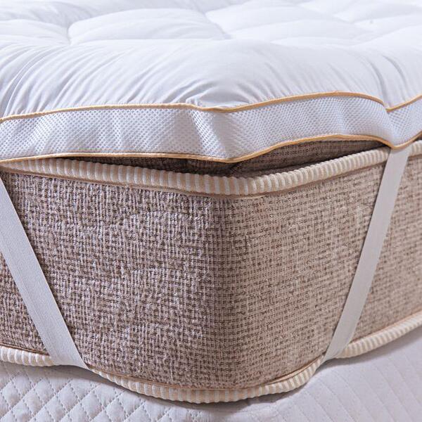 Pillow Top Toque De Plumas Casal Branco Niazitex