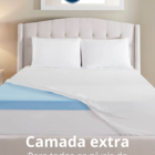 Pillow Top Viscoelástico Gel Infusion Casal 1,38 X 1,88 Com 8