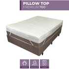 Pillow Top Viúva Dupla Face 200 Fios 6cm 700g/m² 128x188cm Br