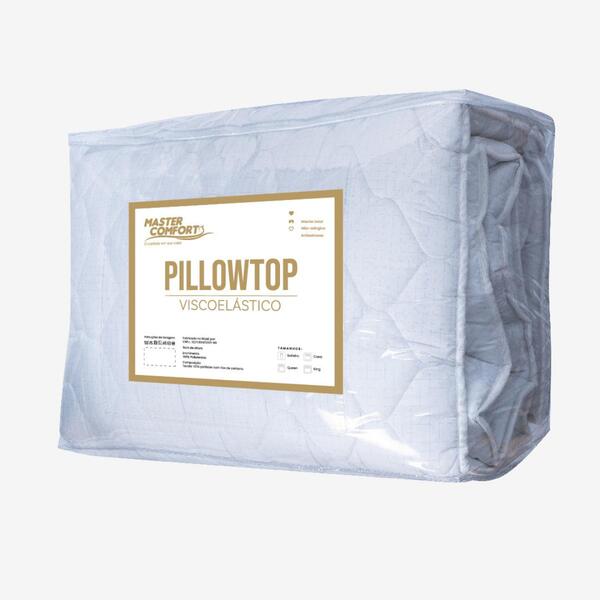 Pillow Visco Macio King Espuma D35 Tecido Antistress Antialér