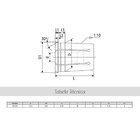 Pinça Din6388a  Oz-20a  14mm - Btfixo