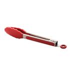 Pinça Lyor Charmy Vermelho De Silicone E Aço Inox 28,5cm