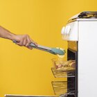 Pinça Ou Pegador De Silicone E Aço - 30 Cm  Verde Escuro