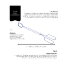 Pinça Para Grelhados 30 Cm