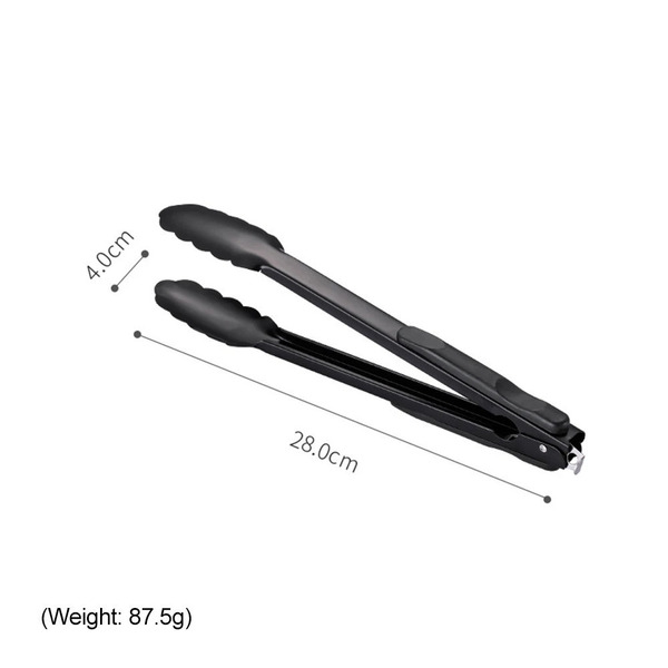 Pinças De Comida Bitfly De Aço Inoxidável Churrasco Pão Salad