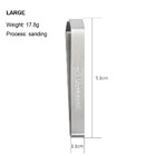 Pinças De Osso De Peixe Bitfly De Aço Inoxidável Pinça Clipe 2