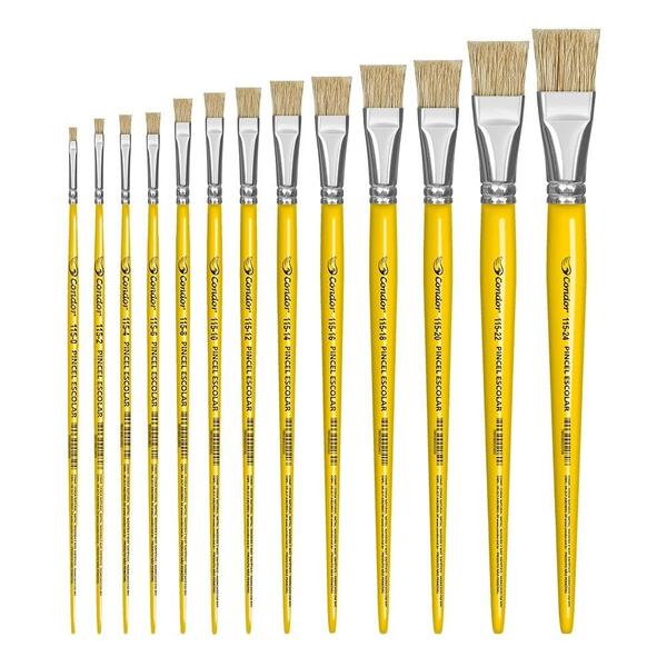 Pincel Chato Condor 115-10 - Embalagem C/ 12 Unidades