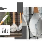 Pincel Culinário De Cozinha Silicone Bambu Para Alimentos