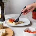 Pincel de Silicone Duplo Pequeno Preto Oikos