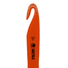 Pincel para Esmalte Base Solvente e Óleo 2" 50,8mm 697 Tigre Laranja com Cerdas Pretas