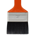 Pincel para Esmalte Base Solvente e Óleo 3" 76,2mm 697 Tigre Laranja com Cerdas Pretas