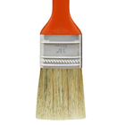 Pincel para Stain e Verniz 1 1/2" 38,1mm 696 Tigre Laranja com Cerdas Brancas