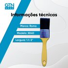 Pincel Roma Preto 1.1/2'