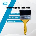 Pincel Roma Preto 4'
