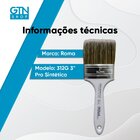 Pincel Roma Pro Sintetico 3'