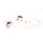 Pingente De Cortina Coruja Rosa Quarto Bebê Infantil (unidade)