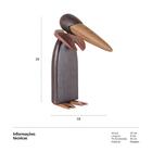 Pinguim De Madeira - Wood Penguin