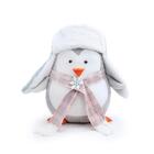 Pinguim Decorativo C/gorr/cachec Rosa 1un 44x50x30cm 1101930