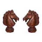 Pinha Cabeça De Cavalo 02 Un Ferro Fundido Pronto Artes