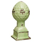 Pinha Cerâmica Escoreado 25x9,5cm Verde Cerâmica Novo Tempo