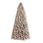 Pinheiro Rústico Nevado Bege 1un 90x45x45cm 1693424