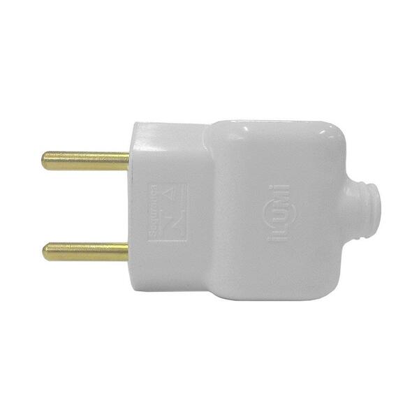 Pino Macho Ilumi Prensa Cabo 2p 10a/250v Cinza Pote Com 60 Un