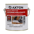 Pintura Asfáltica Impermeabilizante Axton Base Solvente 3,6L Preto