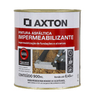Pintura Asfáltica Impermeabilizante Axton Base Solvente 900ml Preto