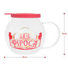 Pipoqueira De Vidro Borossilicato Cinema Micro-ondas 1,8l