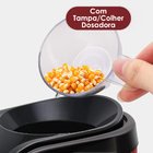 Pipoqueira Ele Ar Quente Vermelha 1200w 220v Maquina Pipoca