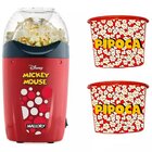 Pipoqueira Elétrica Disney Mickey Mallory +2 Baldes Pipoca