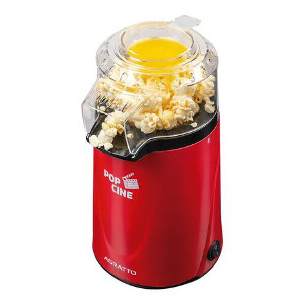 pipoqueira eletrica pop cine manteiga vermelha agratto 110v leroy merlin