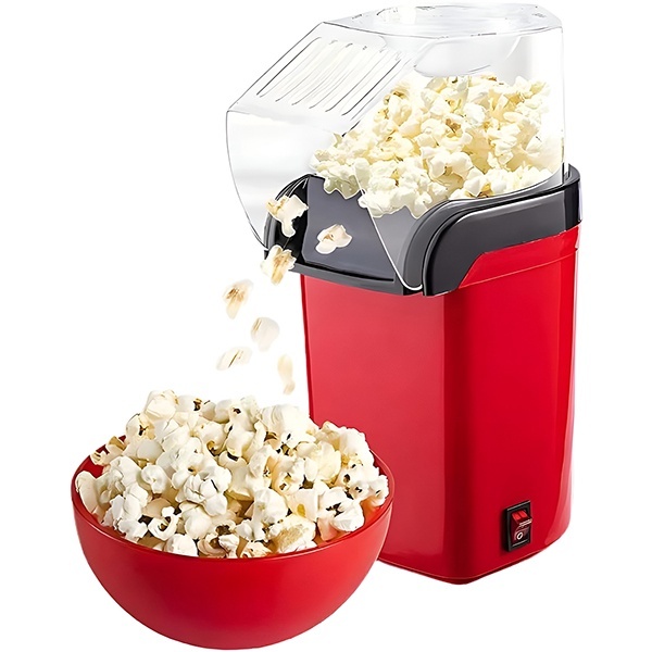 Pipoqueira Elétrica Vermelha Bivolt 110v-240v Com Medidor Sau