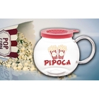 Pipoqueira P/micro-ondas De Vidro Borossilicato 1,8l