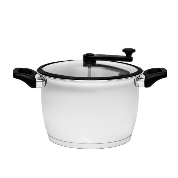 Pipoqueira Tramontina Allegra Aço Inox Indução 22cm 5 6 Litro