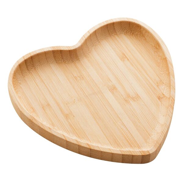Pires Para Xícara Bambu Em Formato Coração 12 5cm - Wp Connect