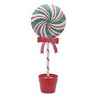 Pirulito Decor De Metal Vrm/bco/vrd 1un 56x22x13cm 1023828