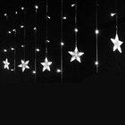 Pisca Cascata 405 Led Estrela Luz Branca 10 Metros 220v