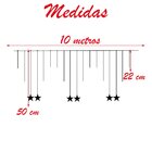 Pisca Cascata 405 Led Estrela Luz Branca 10 Metros 220v