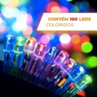 Pisca Cascata Led Colorido 100 Lâmpadas 9m 127v Decoração Ilu