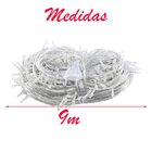Pisca Cordão De Luz Fio De Luzes Led 8 Funções 9 Metros 220v