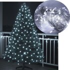 Pisca Cordão Varal Natal 100 Lâmpadas Led Branco De 10m 220v