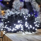 Pisca Pisca 100 Leds Branco Frio 8m Fio Verde - 127v