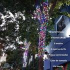 Pisca Pisca 100 Leds Cordão Redondo Colorido Rgb 5m 220v